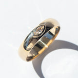 Marquise Diamond Half Round Ring