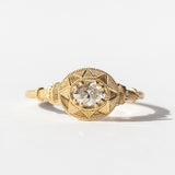 Lumiere Pedestal Oval Diamond Solitaire Ring