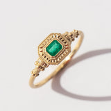 Lux Petite Emerald Ring