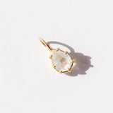 Pear Moonstone Basket Charm