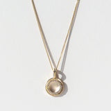 Diamond Circle Pane Necklace