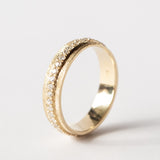 Wide Three-Step Diamond Eternity Band