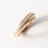 Wide Three-Step Diamond Eternity Band