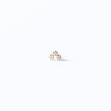 Diamond Freckle Flat Back Stud Earring (Single)