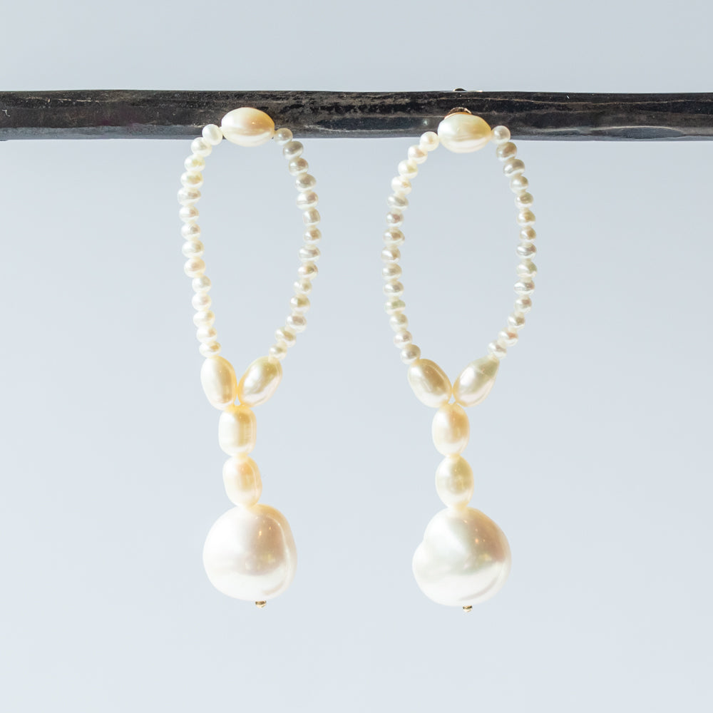 Pearl Hitch Earrings
