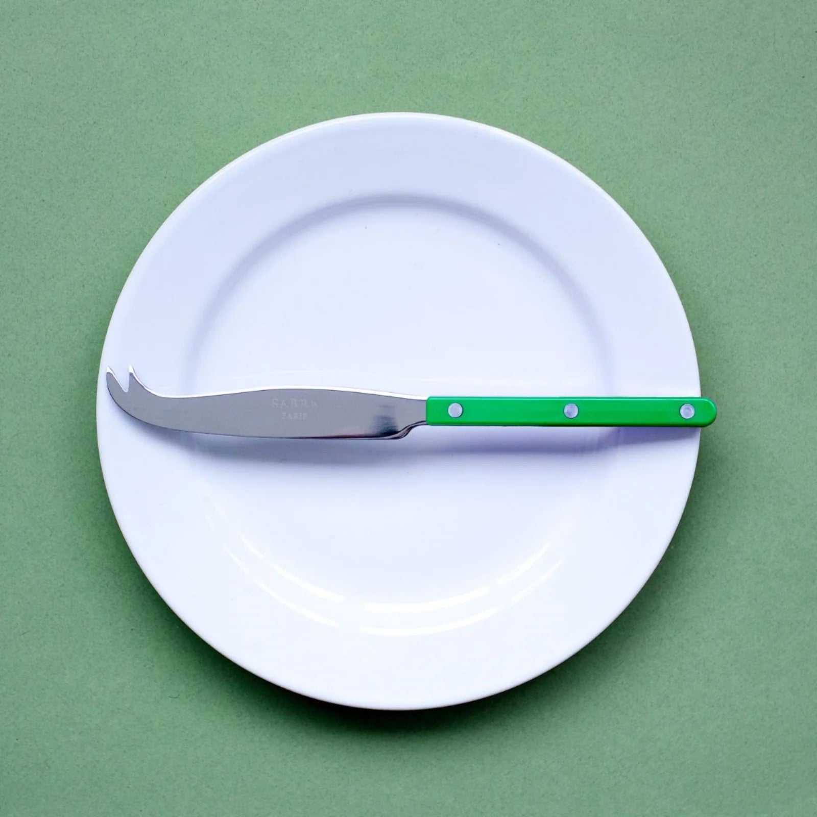 Sabre | Cheese Knife, Bistrot Solid Garden Green