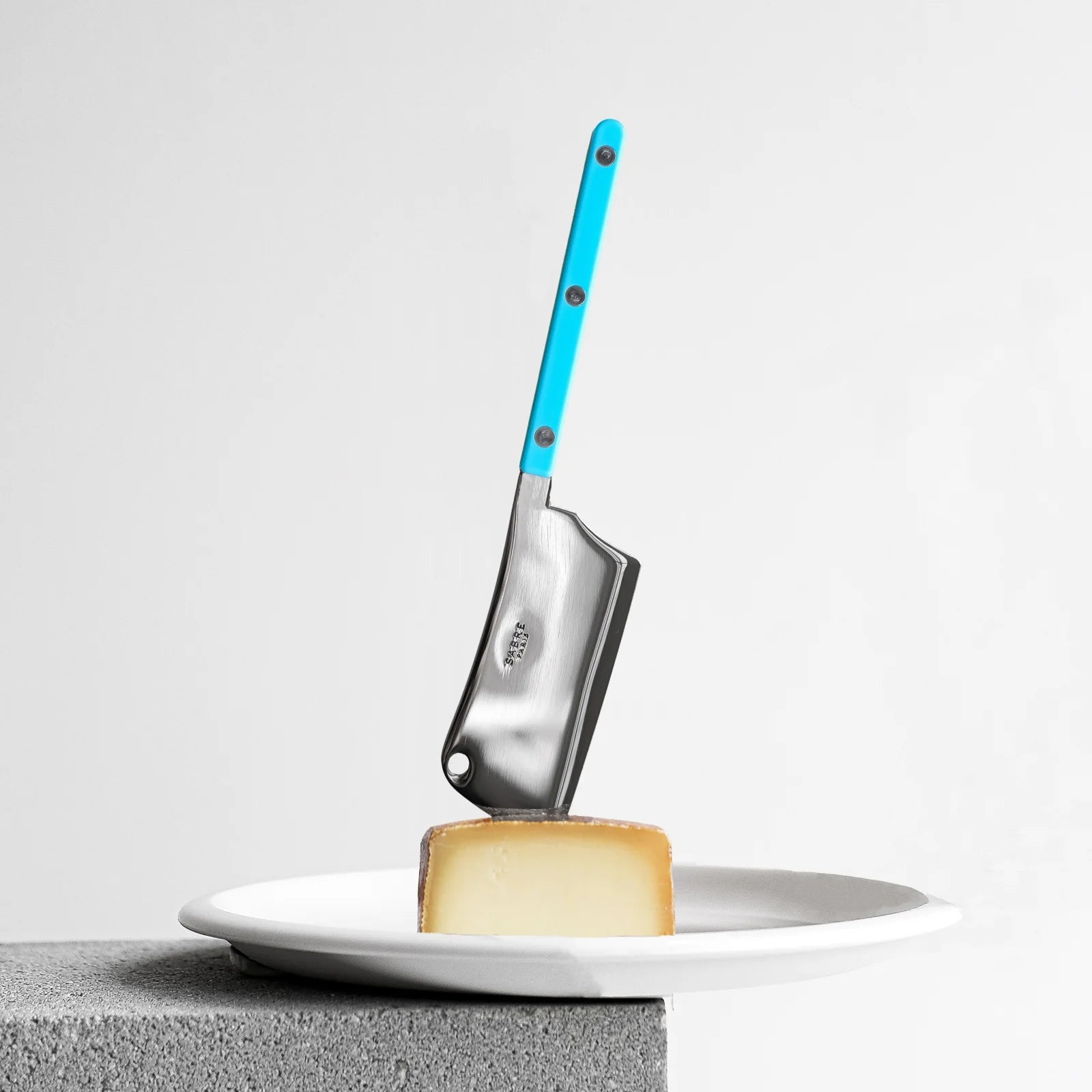 Sabre | Cheese Cleaver, Bistrot Solid Turquoise