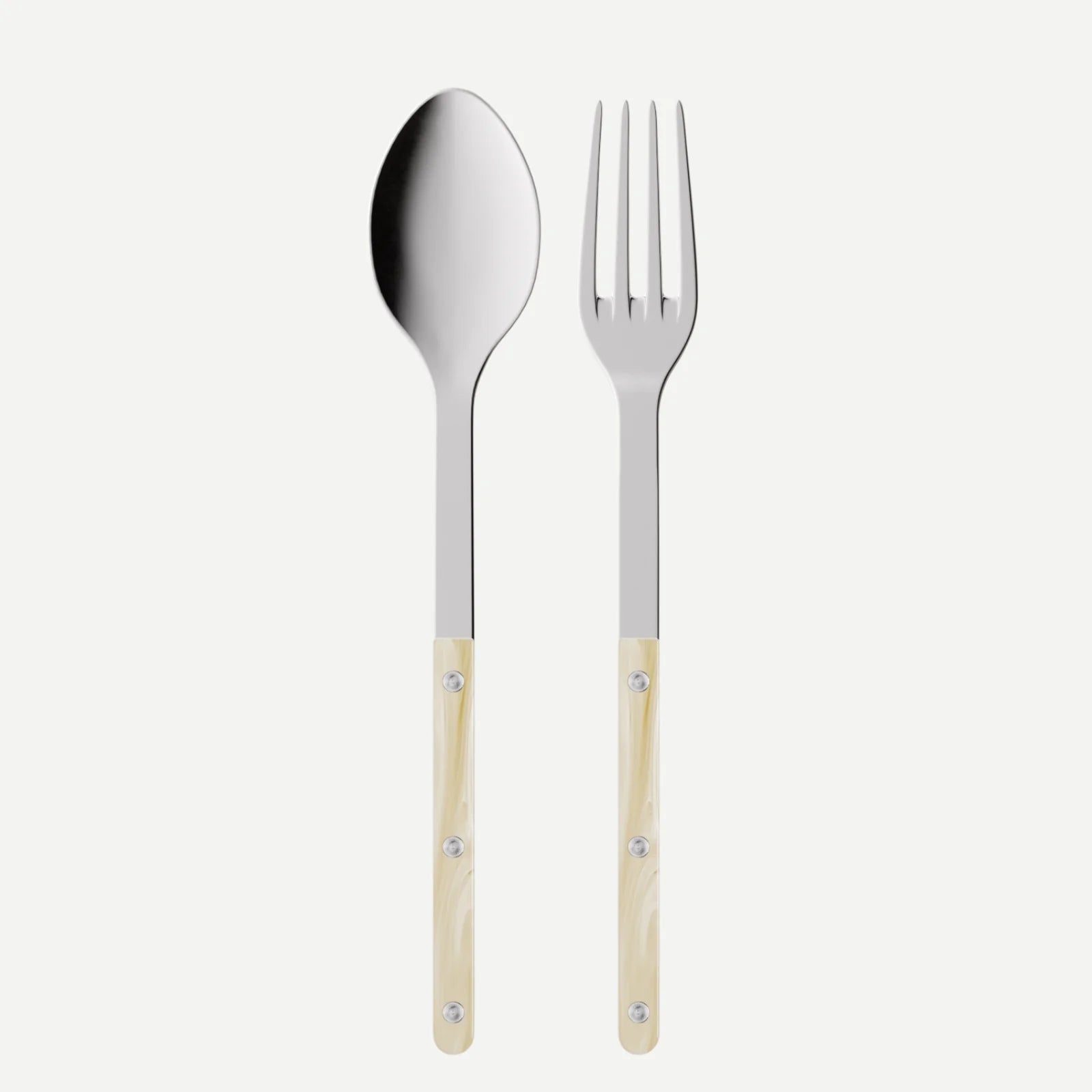 Sabre | Two-Piece Serving Set, Bistrot Faux Horn