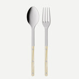 Sabre | Two-Piece Serving Set, Bistrot Faux Horn
