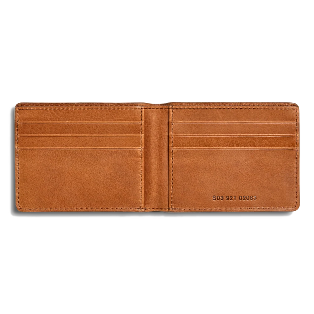 Slim Bifold Wallet, Tan