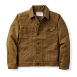 Tin Cloth Short Lined Cruiser Jacket, Dark Tan