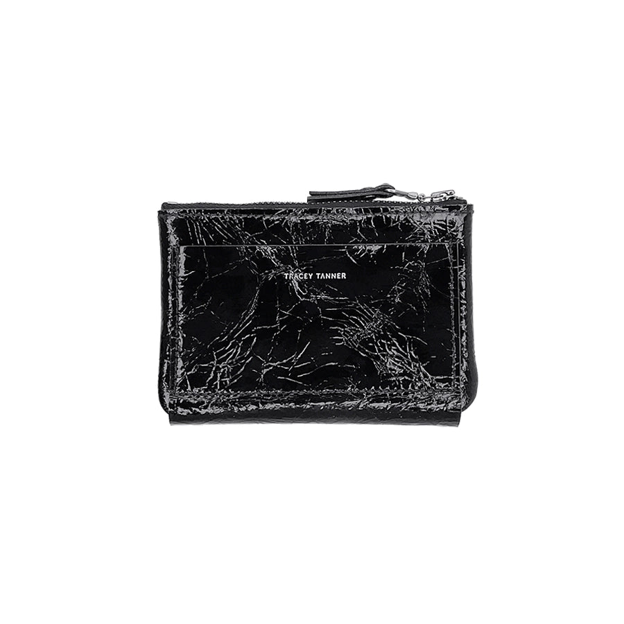 Tracey Tanner | Nico Wrap Wallet, Foil Black
