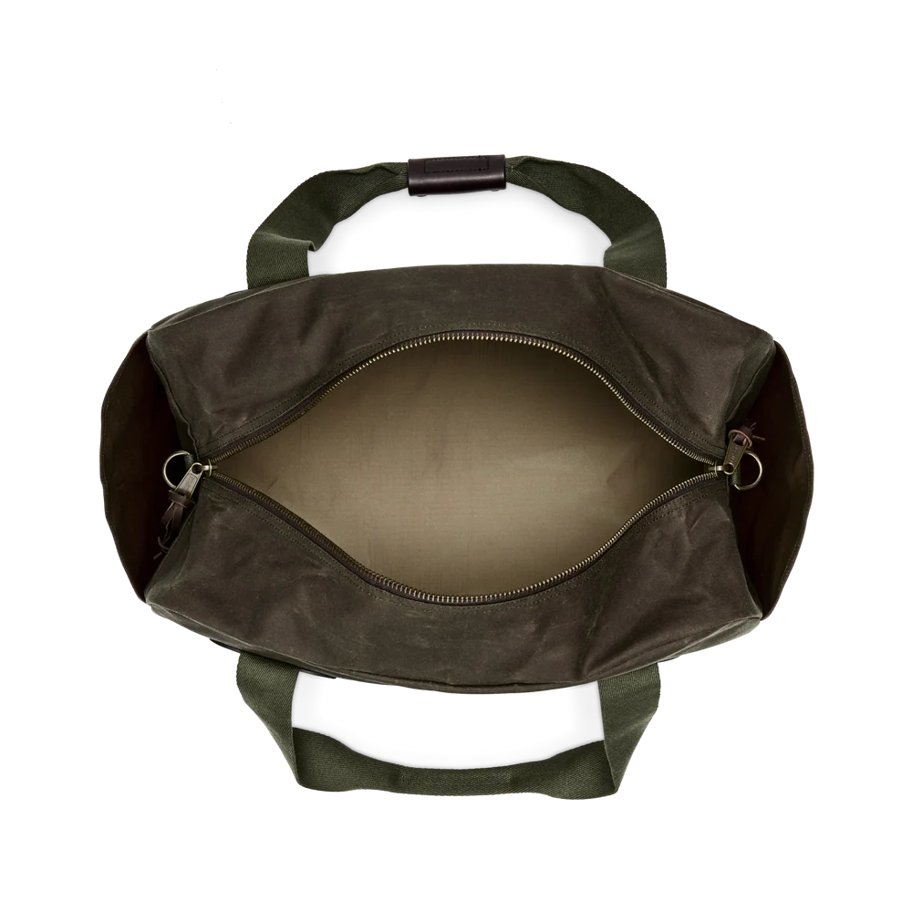 Medium Tin Cloth Duffle Bag, Otter Green