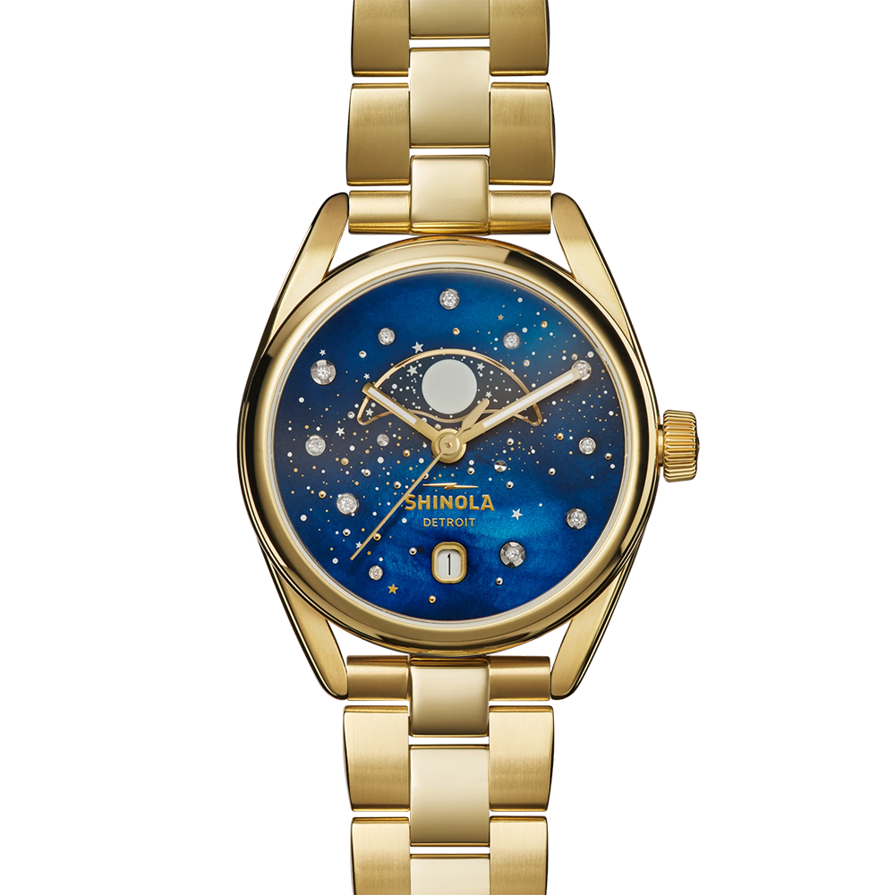 38mm Celestial Derby Moon-Phase Watch