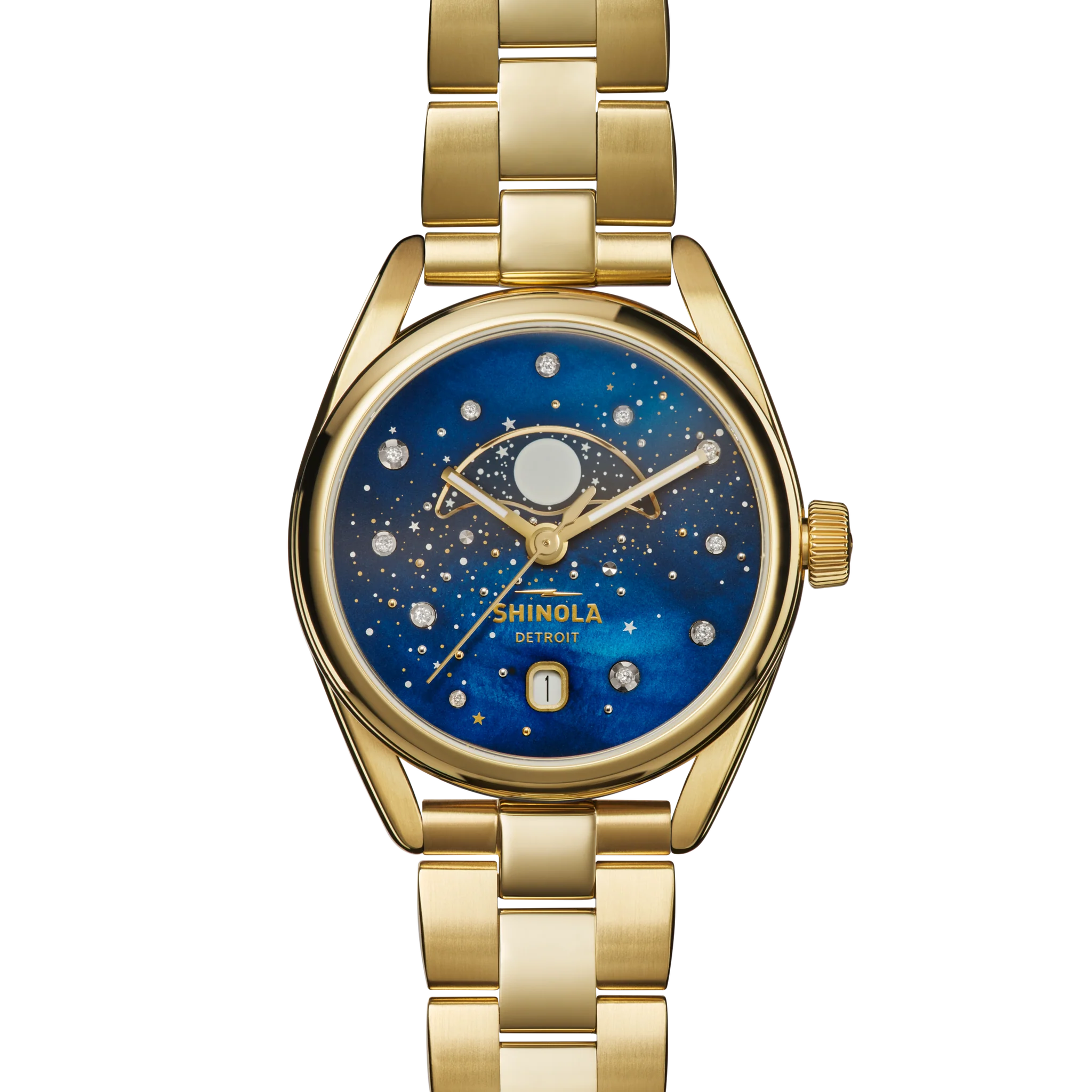 Shinola | 38mm Derby Moon-Phase Watch