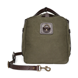 Medium Rugged Twill Duffle Bag, Otter Green
