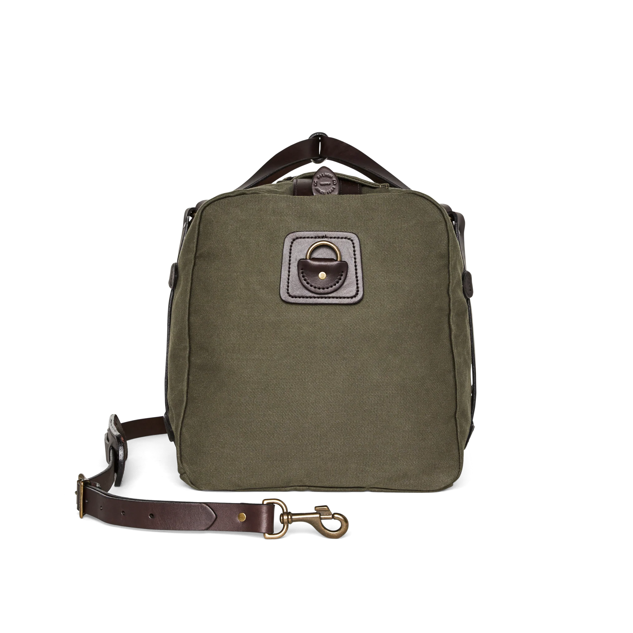 Medium Rugged Twill Duffle Bag, Otter Green