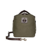 Medium Rugged Twill Duffle Bag, Otter Green