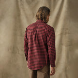 Lightweight Alaskan Guide Shirt, Port / Black Plaid