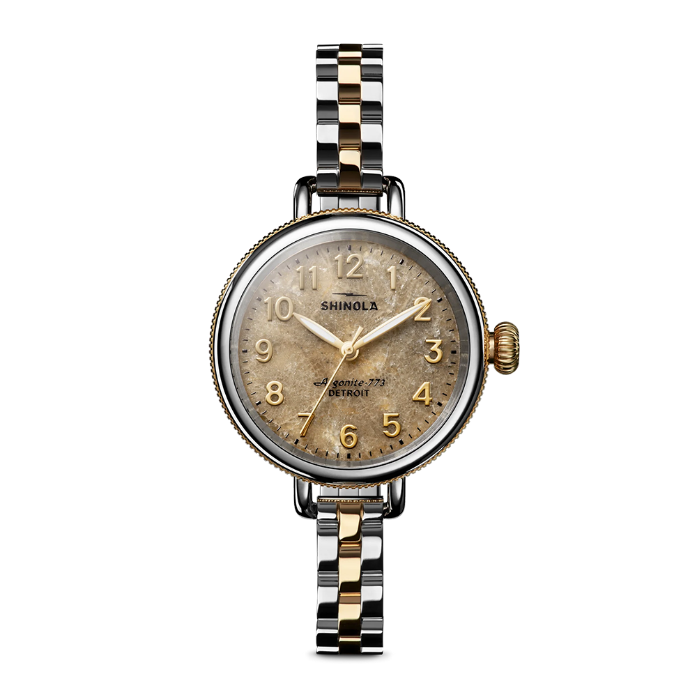 34mm Petoskey Stone Birdy Watch