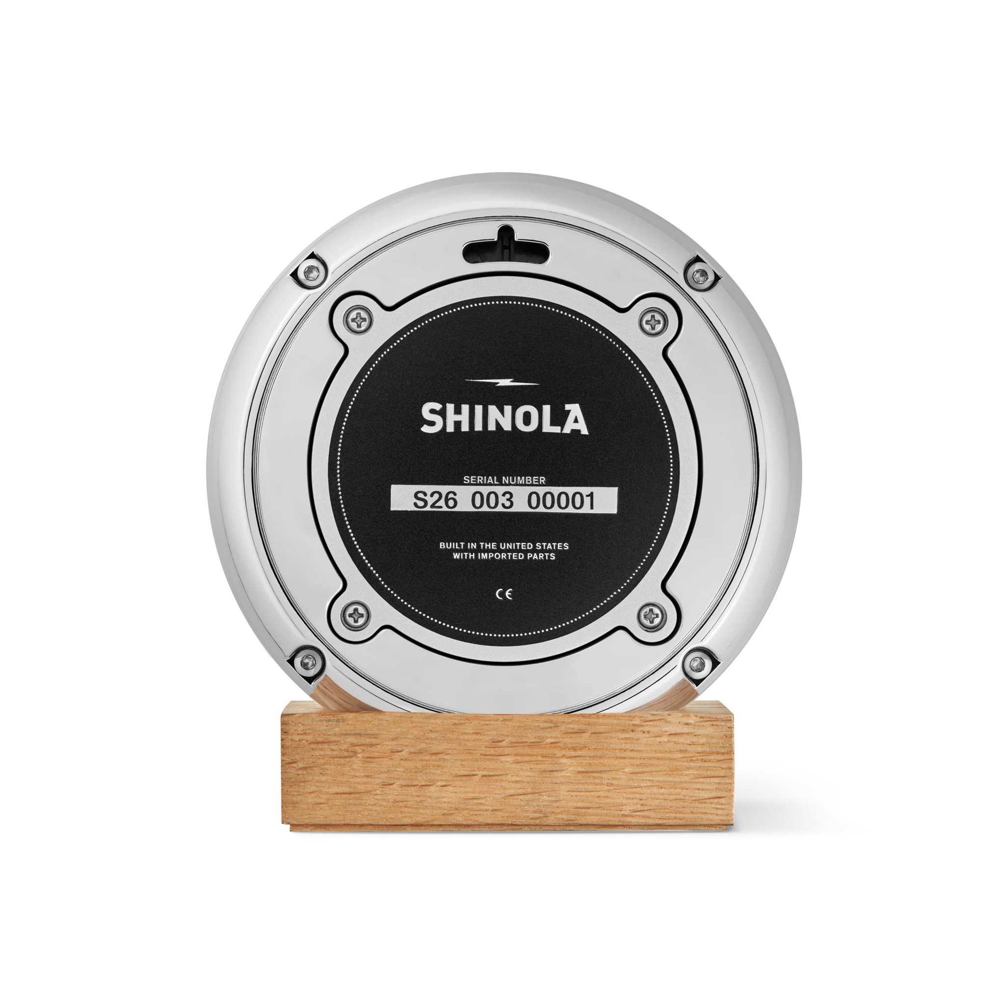 Shinola | The Runwell 6" Desk Clock, Spartan Green