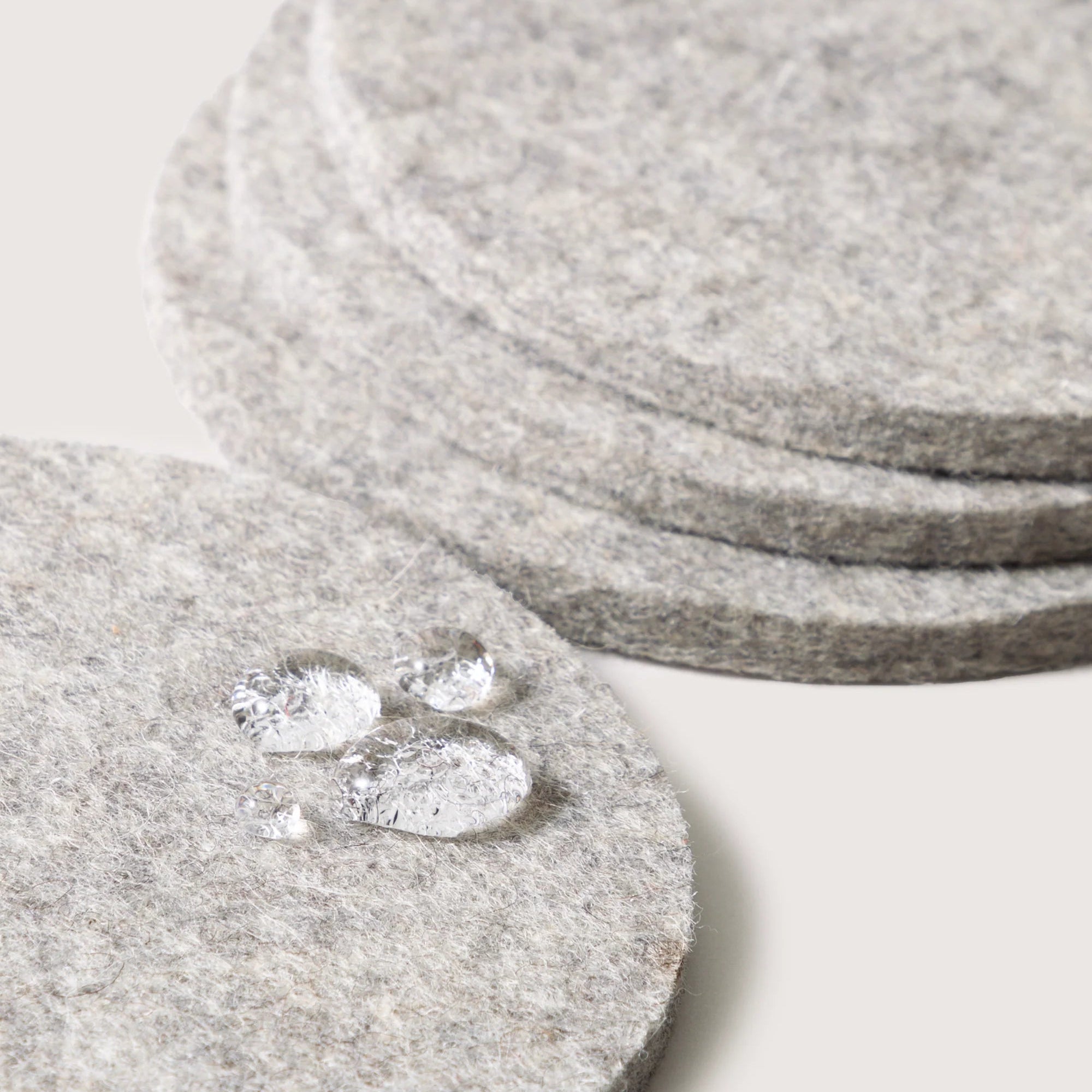 Round Coasters 4 Pack, Granite