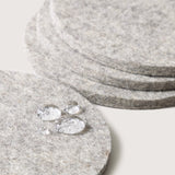 Round Coasters 4 Pack, Granite