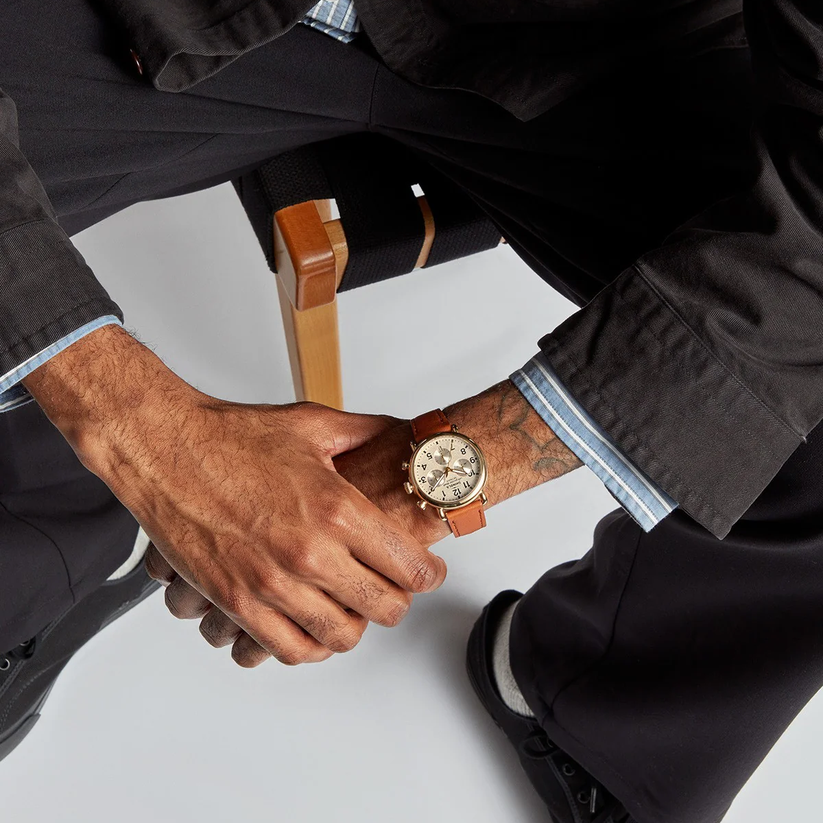 37mm Runwell Eye Chrono Watch