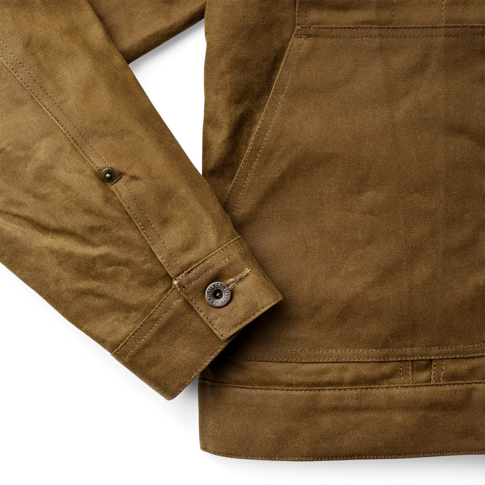 Tin Cloth Short Lined Cruiser Jacket, Dark Tan