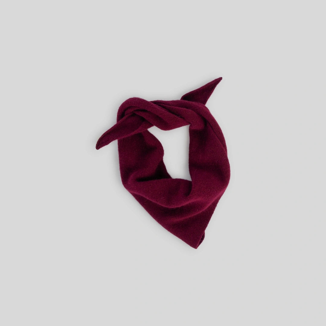 Wool Bandana, Wine