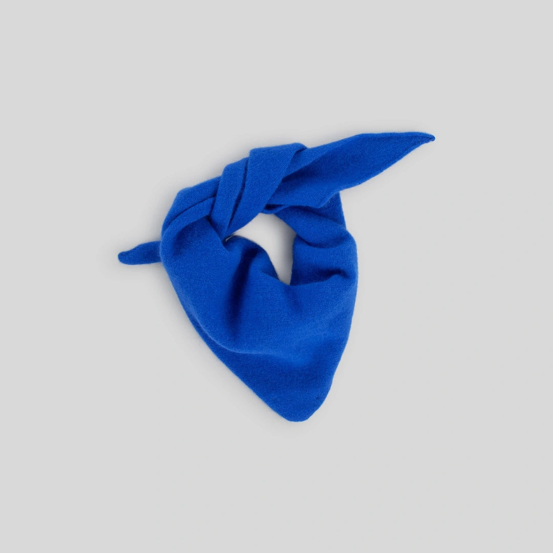 Wool Bandana, Royal Azure