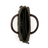 Tin Cloth Compact Briefcase, Otter Green