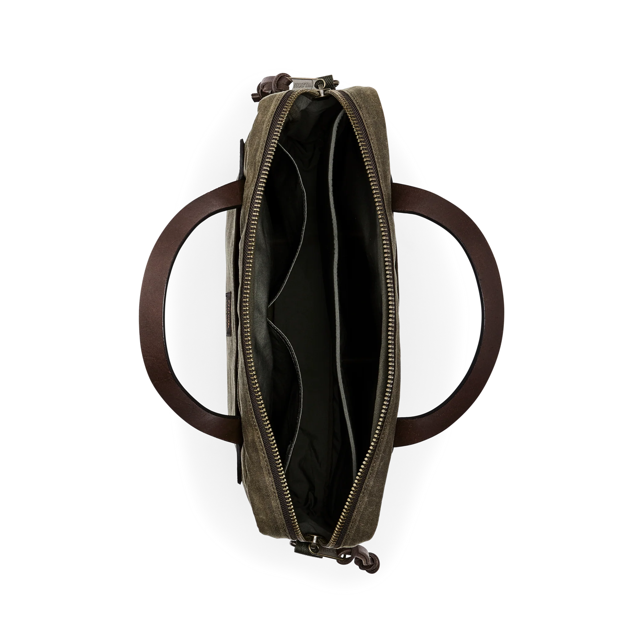 Tin Cloth Compact Briefcase, Otter Green