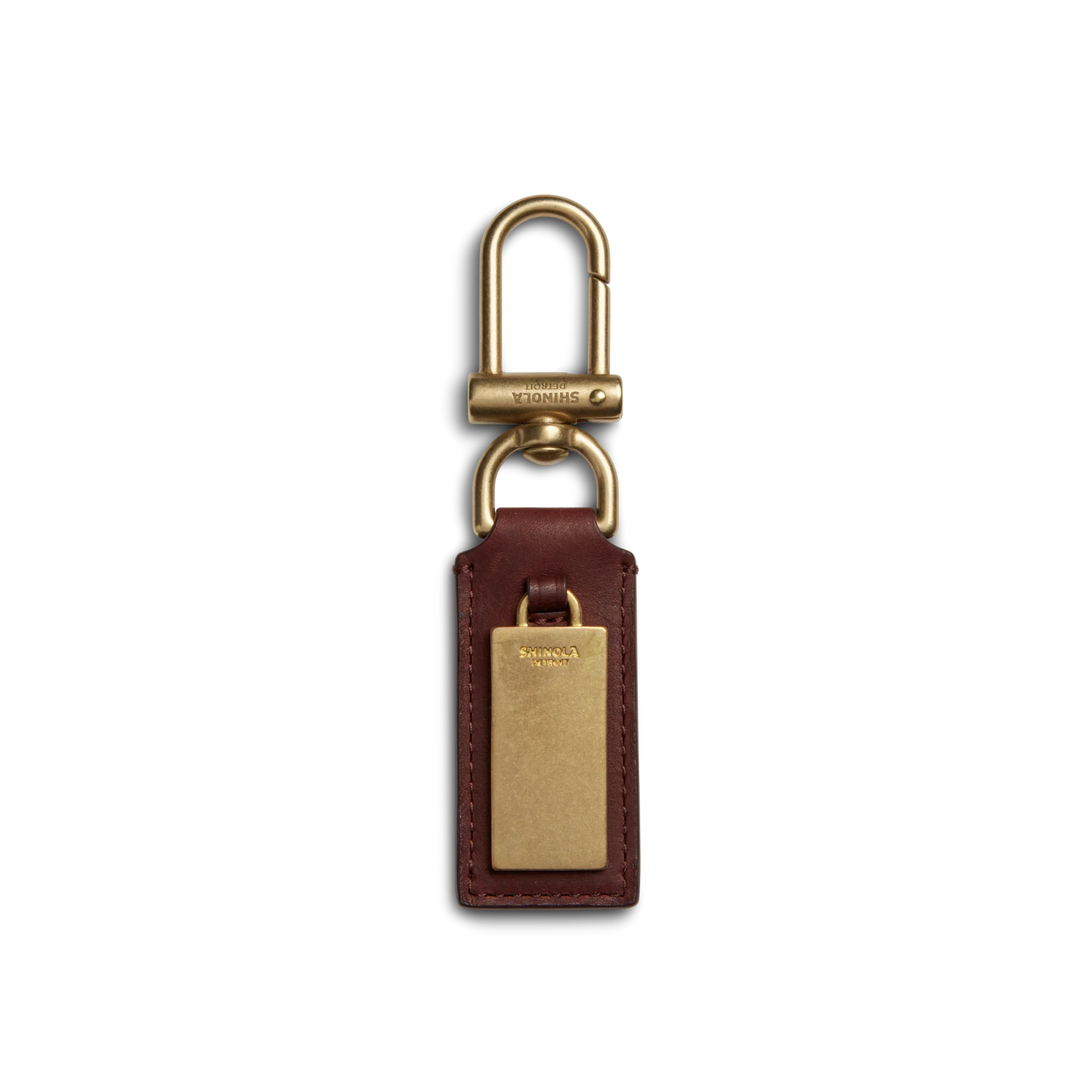 Shinola | Birdy Leather Key Fob, Merlot