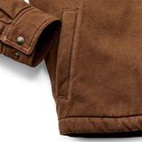 Fleece Lined Jac-Shirt, Brown