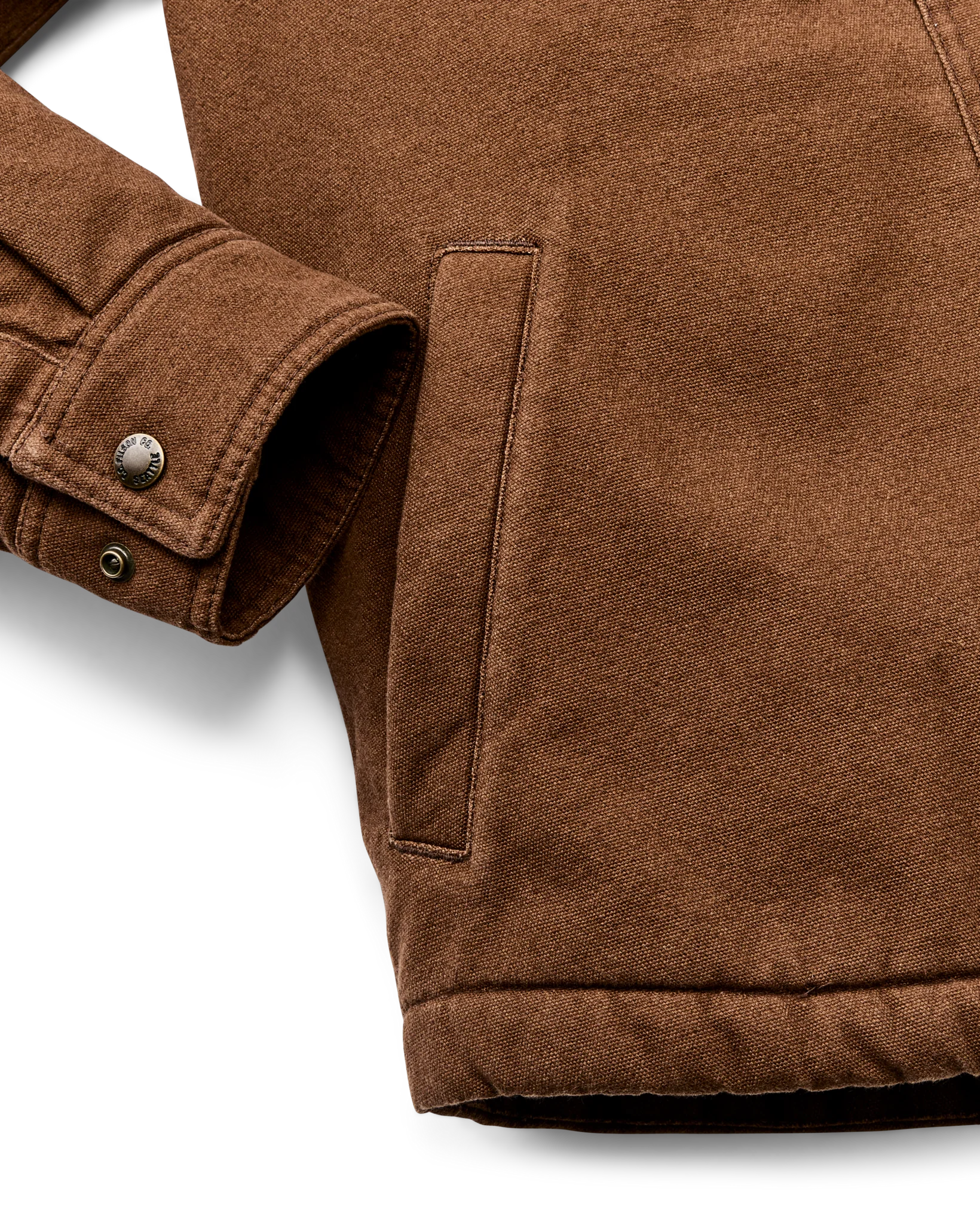 Fleece Lined Jac-Shirt, Brown