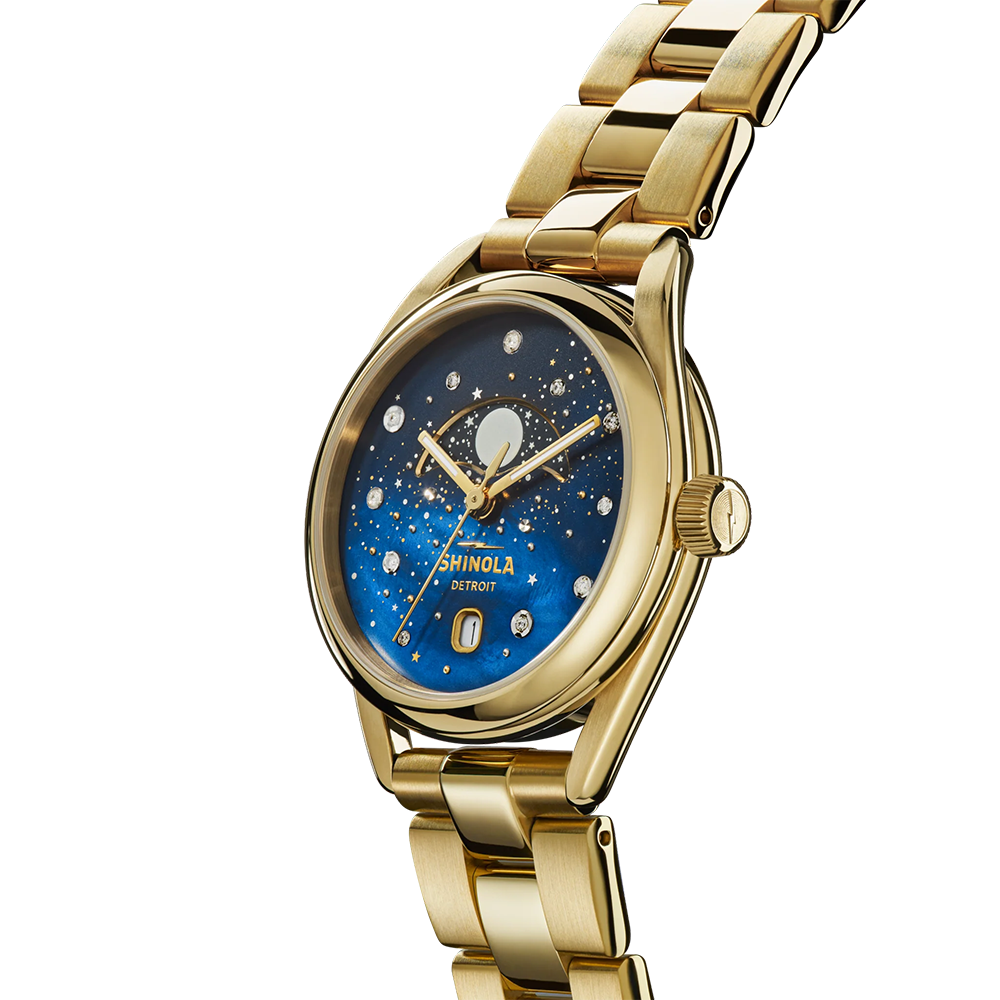 38mm Celestial Derby Moon-Phase Watch