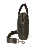 Tin Cloth Compact Briefcase, Otter Green