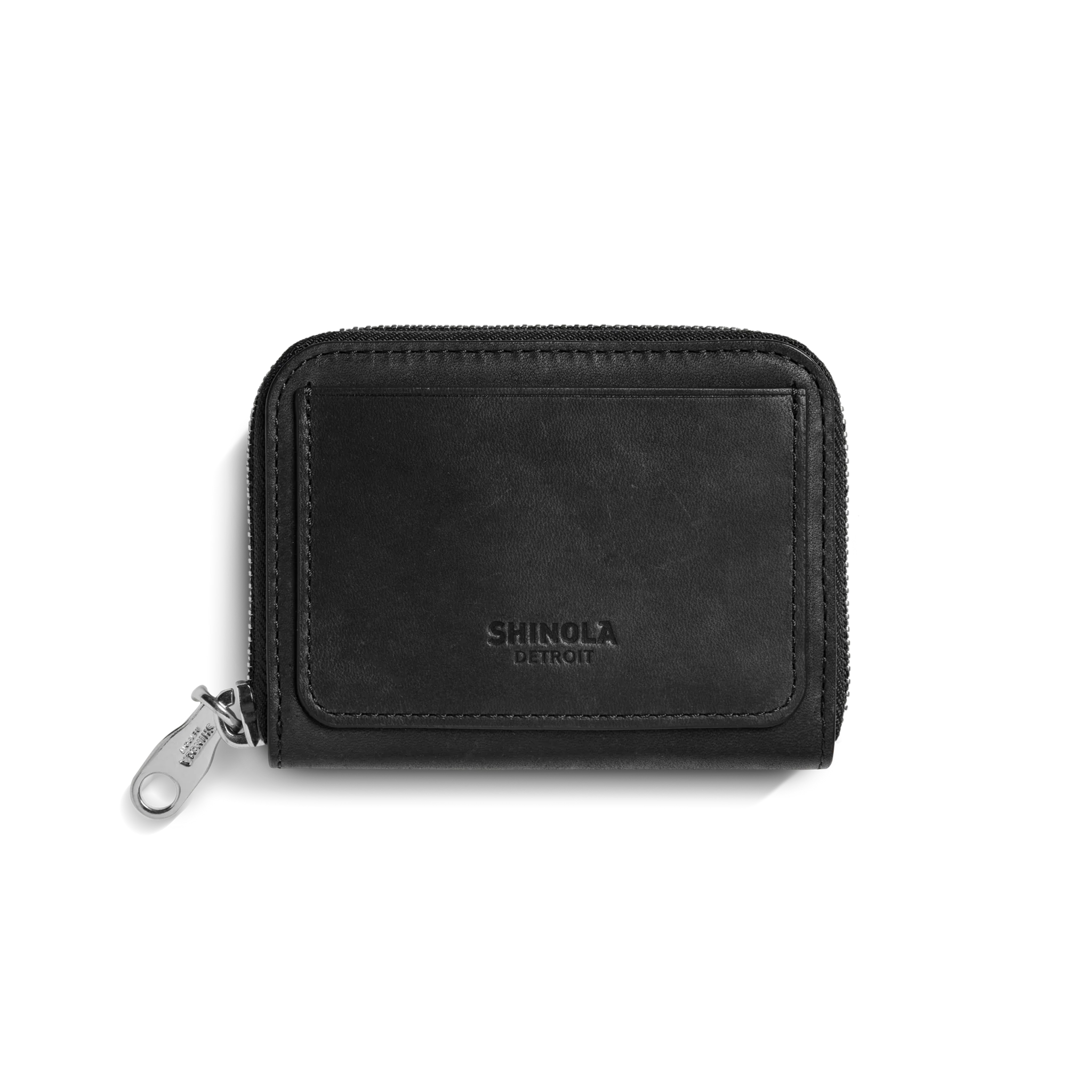 Shinola | Pocket Small Zip Around Wallet, Black