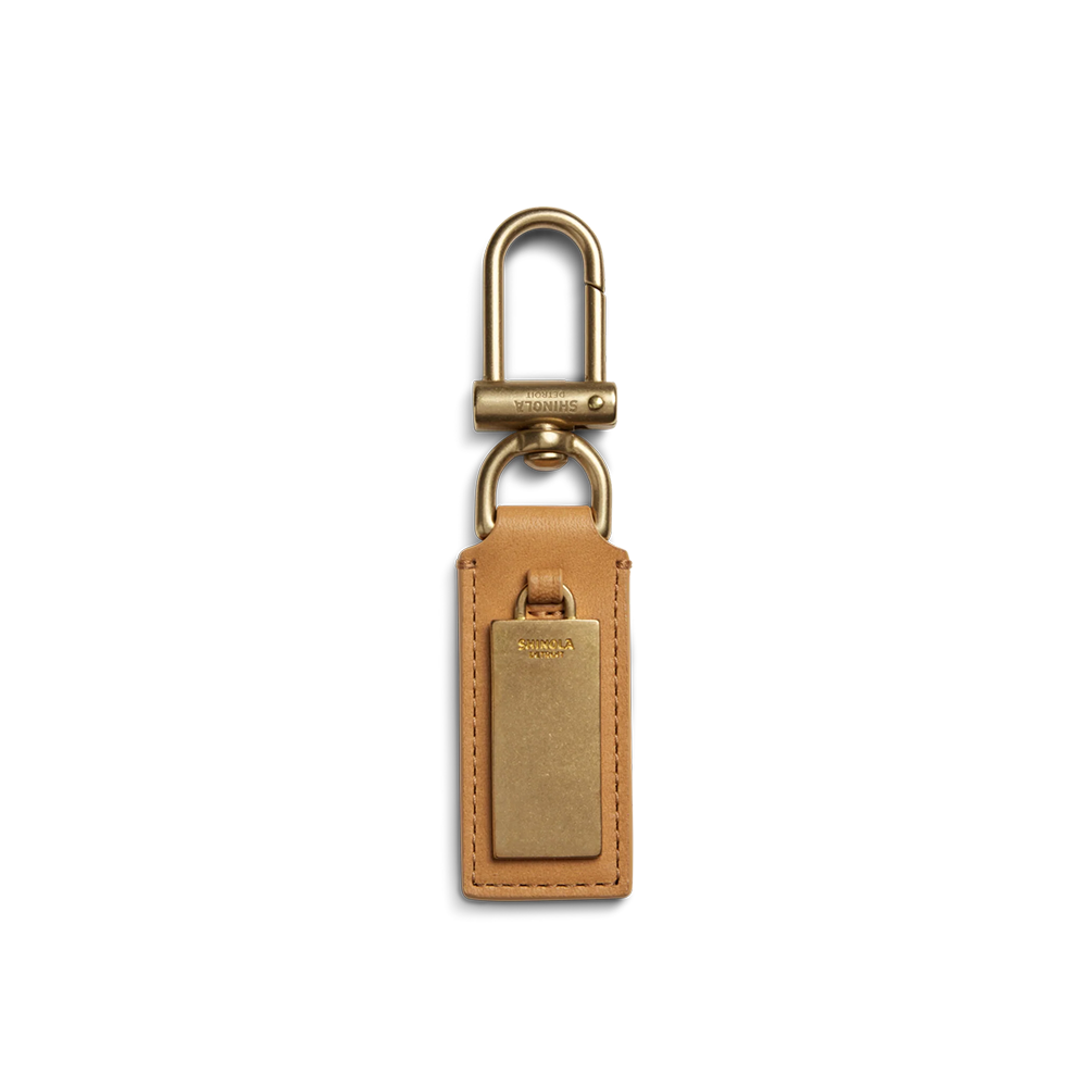 Birdy Leather Key Fob, Honey