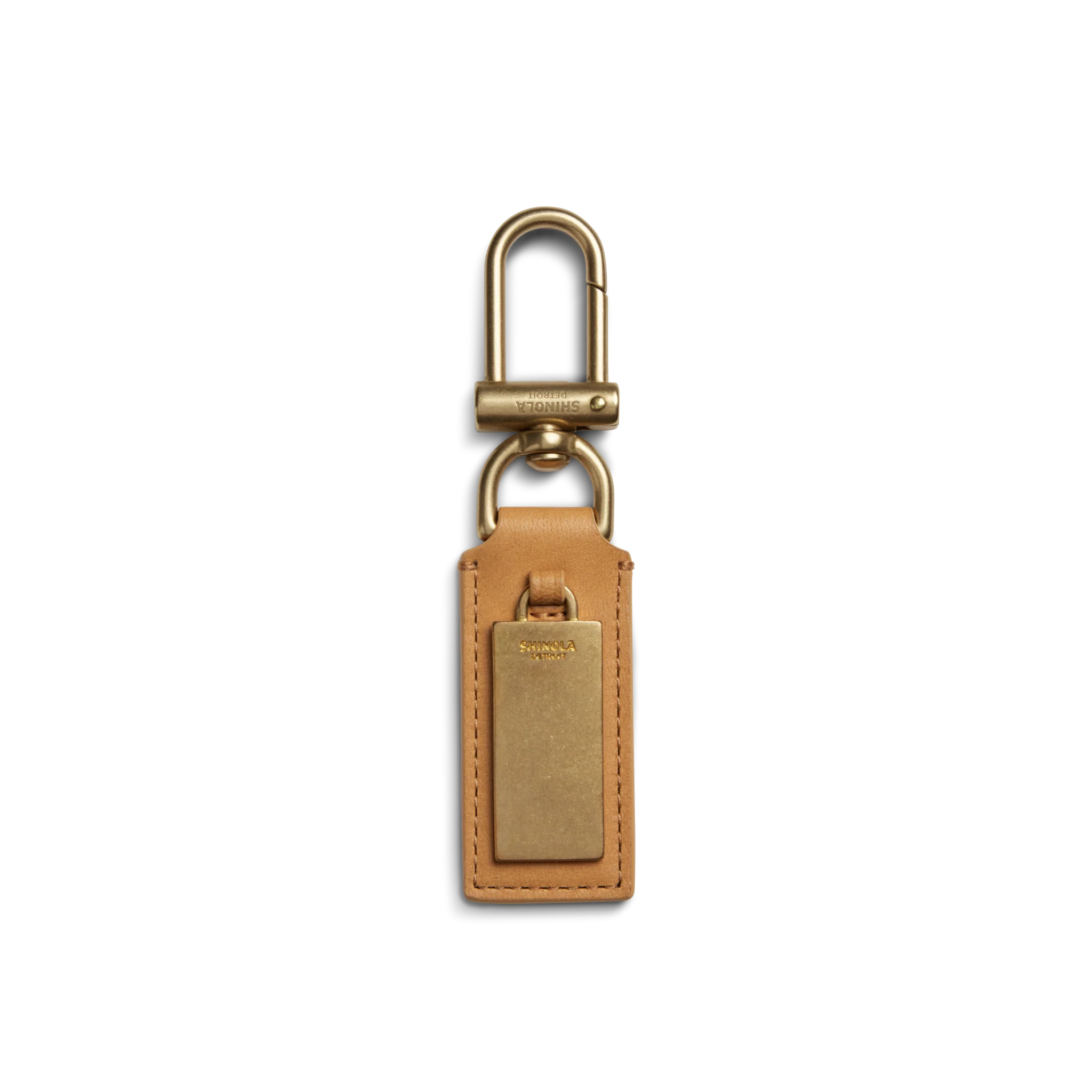 Shinola | Birdy Leather Key Fob, Honey