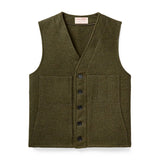 Mackinaw Wool Vest, Forest Green