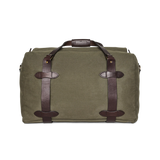 Medium Rugged Twill Duffle Bag, Otter Green