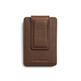 Shinola | Magnetic Money Clip Card Wallet, Medium Brown
