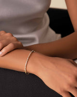 Suzanne Kalan | 18k Bold Thin Diamond Bangle