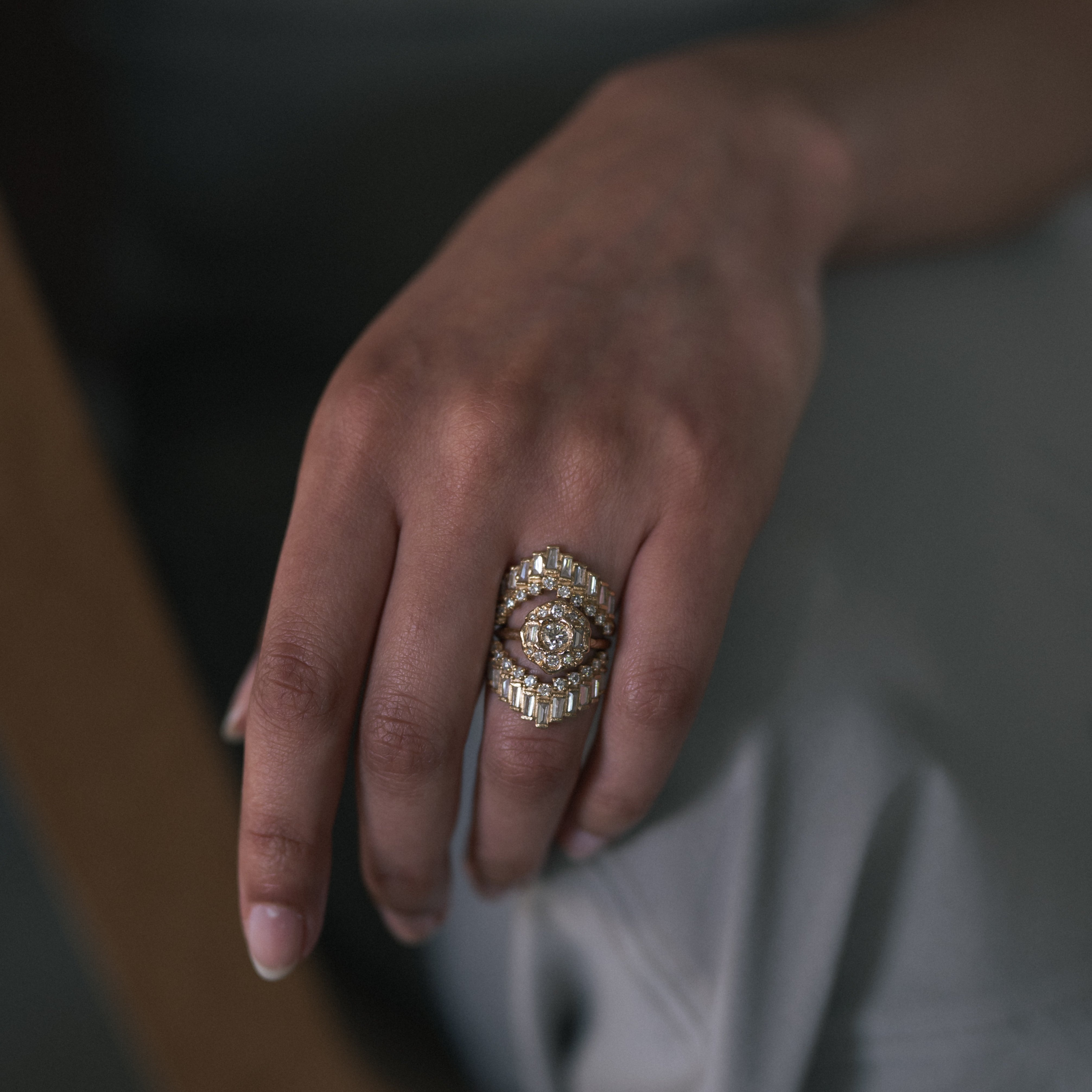Armach Diamond Cocktail Ring II