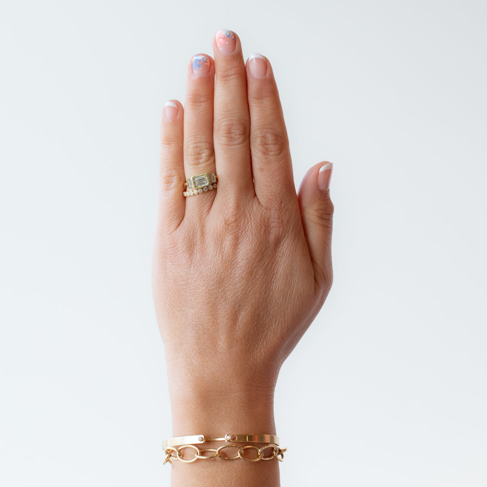 Diamond Triad Three-Stone Ring