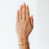 Australian Opal Ring with Diamonds