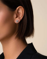 Suzanne Kalan | 18k Snowflake Diamond Stud Earrings