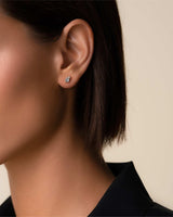 Suzanne Kalan | 18k Layered White Diamond Stud Earrings